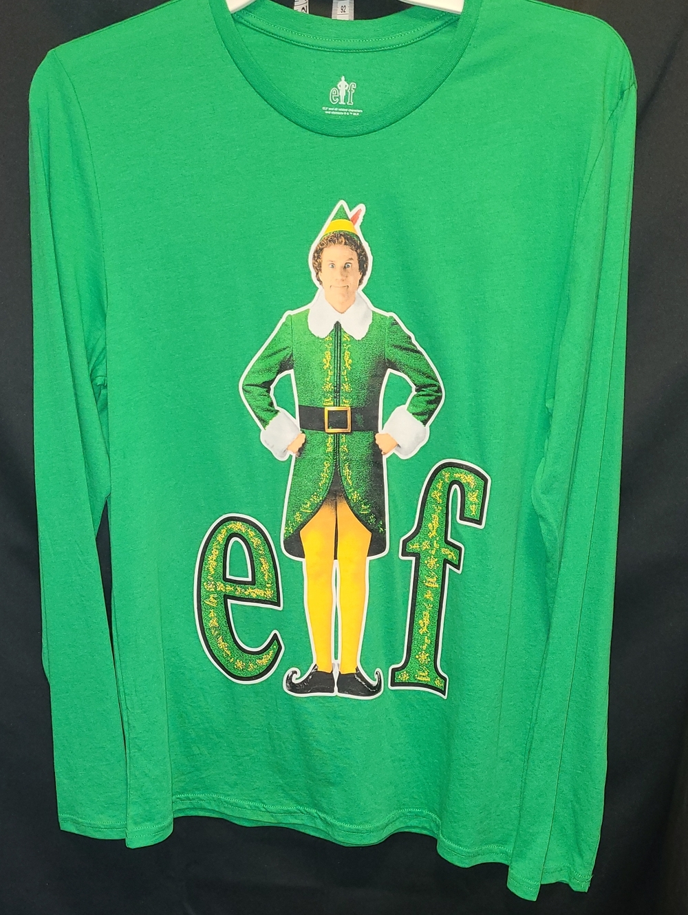 Elf Green Christmas Long Sleeve Tee by elf